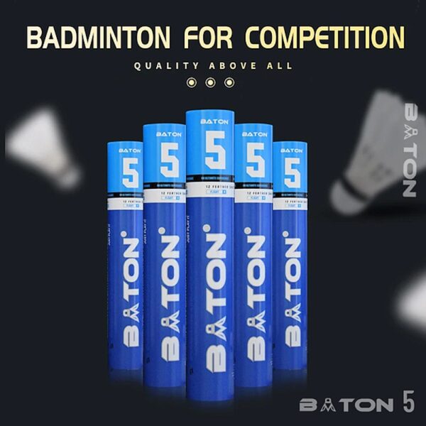 Quả cầu lông BATON 5 xanh dương - Dành cho thi đấu chuyên nghiệp