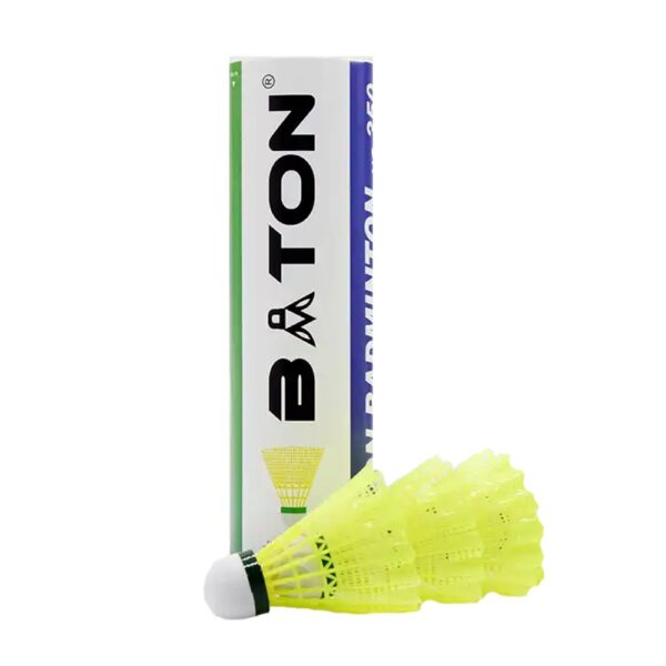 Cầu lông nhựa BTon 250 vàng neon – Bền bỉ, nổi bật và dễ chơi