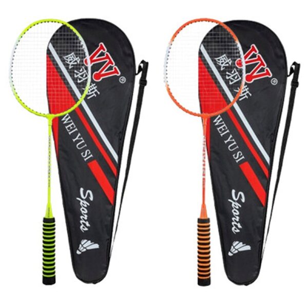 Vợt cầu lông đôi WEIYU SI 102 - Vàng neon & Cam Neon cá tính