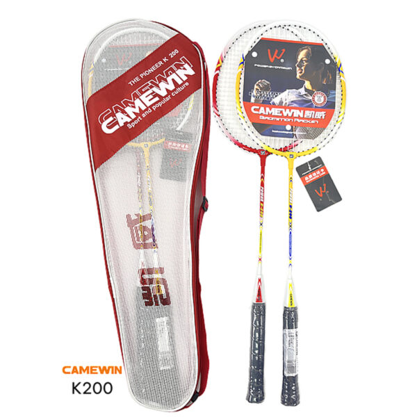 Vợt Cầu Lông CAMEWIN K200 Màu Đỏ Vàng Xanh - Năng Động Cá Tính