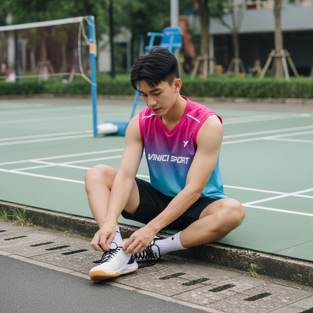 xưởng may áo cầu lông thiết kế riêng cho đội nhóm giá tốt tại tân bình hcm